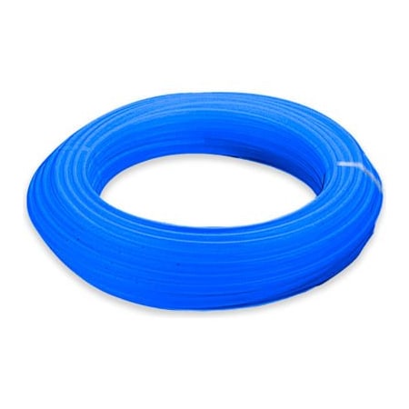 Aignep USA 12 Mm OD Nylon Tubing, Blue Color, 100' Roll, 160-500 Psi